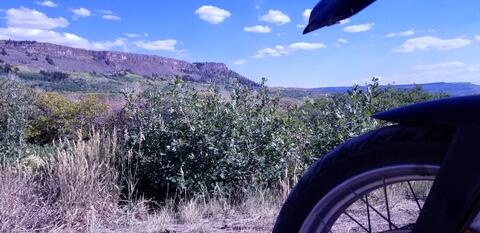 A pic of Coal Creek point past my bike